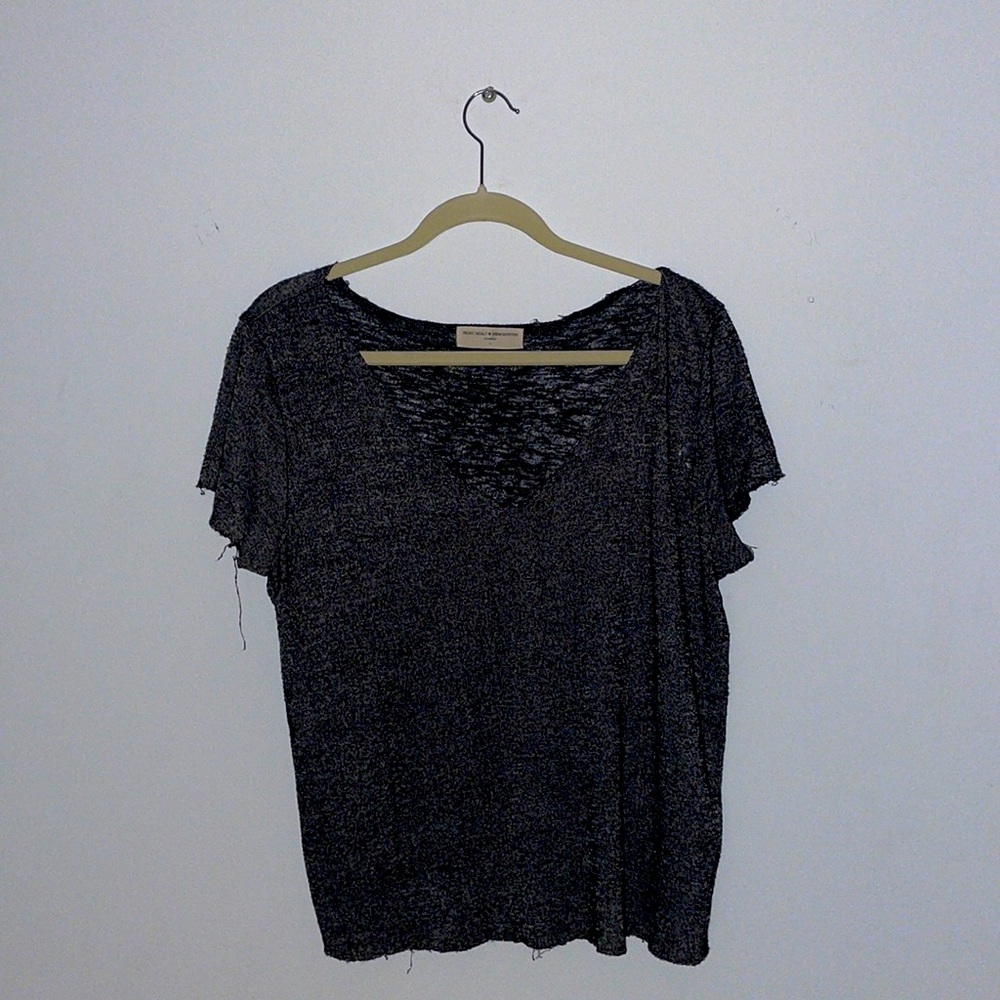 Project Social T THE ORIGINAL TEXTURED V dark gray size S